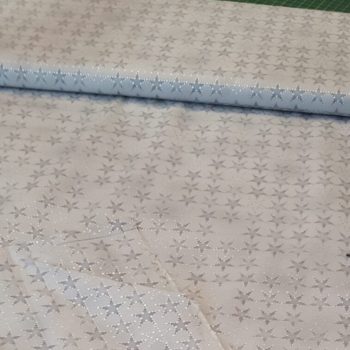 Tela gris de estrellas de Navidad** de algodón 100% de alta densidad para patchwork profesional