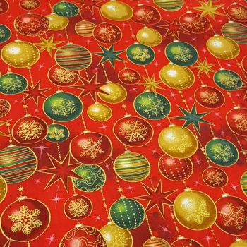 **Tela Navidad pinos y estrellas** de algodón 100% de alta densidad para patchwork profesional