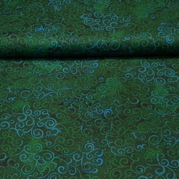 tela verde Quilting Treasures