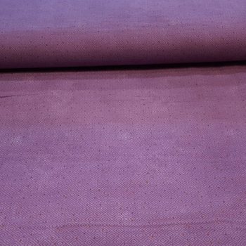 Tela de franela color lila con estampado sutil de rombos, algodón 100% cepillado de alta calidad para costura infantil y mantas de patchwork, Mercería Karmele Tolosa