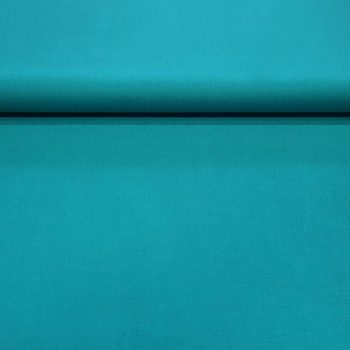 Tela de algodón 100% lisa en color azul turquesa vibrante para proyectos de costura y patchwork