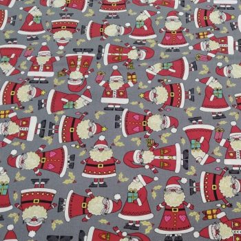 Estampado festivo de las Telas de Navidad Papá Noel en algodón de alta densidad para costura creativa