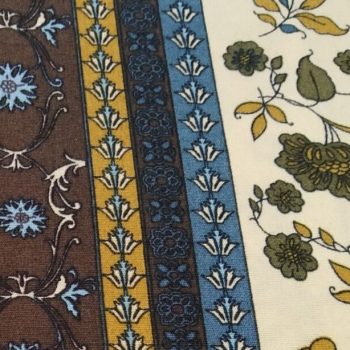 tela marron motivos vintage