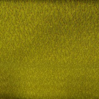 Tela patchwork Kim Diehl, color verde con estampado de ramilletes clásicos, algodón 100% premium Henry Glass, diseño botánico tradicional, Mercería Karmele Tolosa