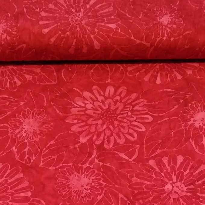 batik rojo estampado