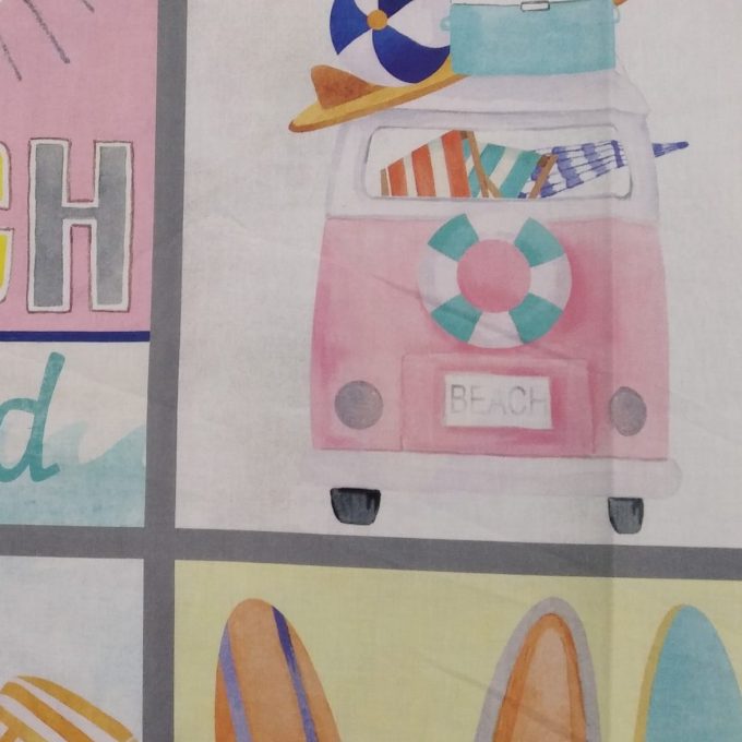 panel patchwork tema veraniego