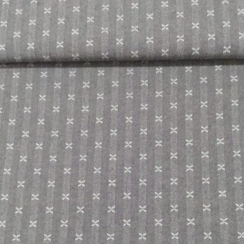 Tela japonesa negra con estampado de mariposas tradicionales en algodón 100% de importación ancho 110cm
