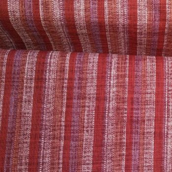 Tela japonesa granate referencia N2 con textura tramada de hilo teñido algodón 100% ancho 110cm