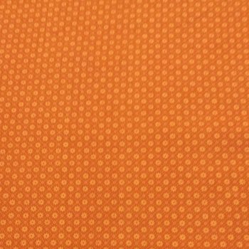 Tela Color Theory Ocre de algodón 100% con estampado de textura técnica en color amarillo ocre