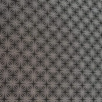 tela patchwork negra motivo sashiko