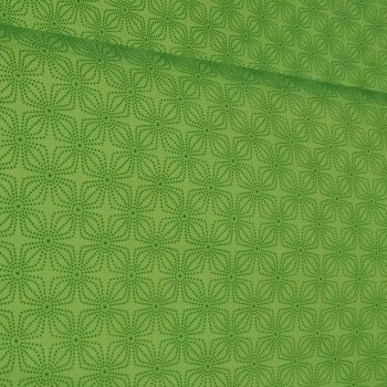 tela patchwork verde estampado sashiko