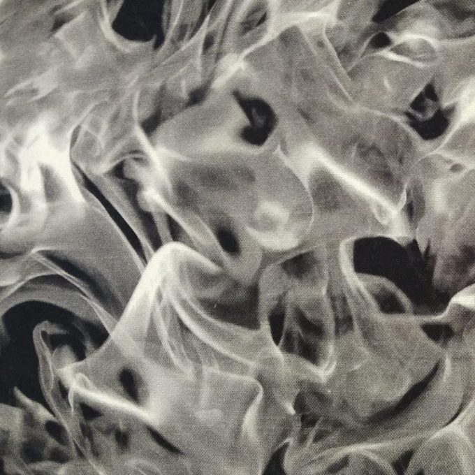 tela negra humo