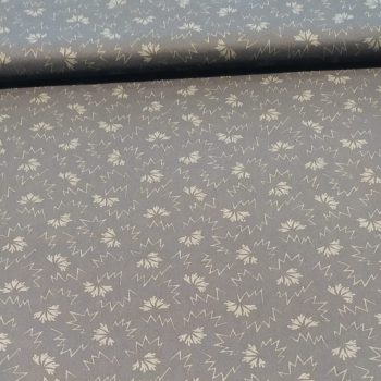 Tela japonesa Yoko Saito Centenary Collection color negro con textura sutil de algodón 100% ancho 110cm