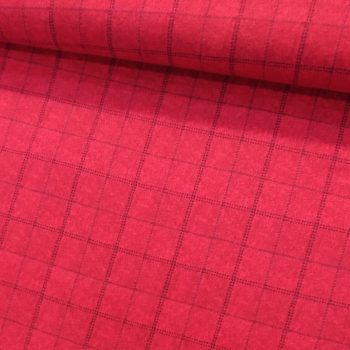 Franela de patchwork Kim Diehl, color rojo granate oscuro tradicional, algodón cepillado suave Henry Glass, Mercería Karmele Tolosa