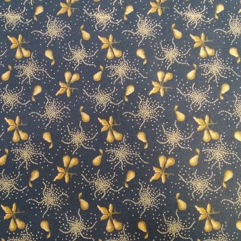 Tela patchwork Kim Diehl, color negro con estampado sutil de textura, algodón 100% para quilting tradicional, Mercería Karmele Tolosa