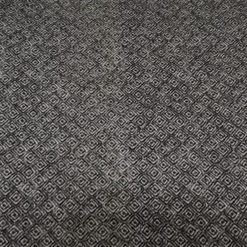 Tela de franela gris con diseño de patch americano tradicional, algodón 100% cepillado de alta calidad para mantas de patchwork y costura rústica, Mercería Karmele Tolosa