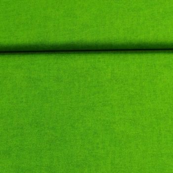 **Telas melange verde eléctrico** de algodón 100% de alta densidad para patchwork profesional