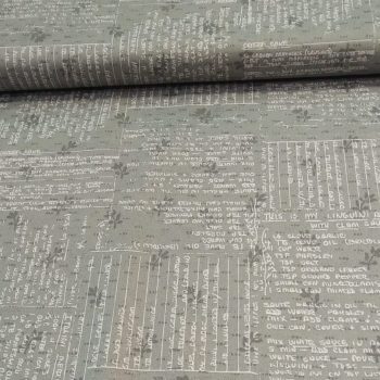 Tela gris de algodón 100% para patchwork referencia 52012A Mercería Karmele