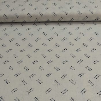 Tela de algodón blanco para patchwork referencia 52790A Mercería Karmele