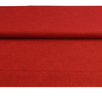 **Tela melange rojo quemado** de algodón 100% de alta densidad para patchwork profesional