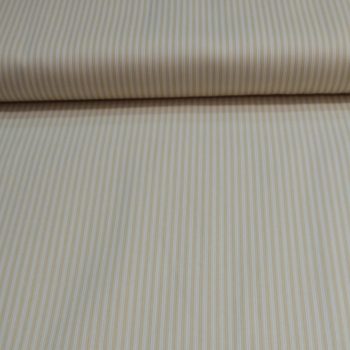 Tela de Piqué Beige Motas de algodón con textura de nido de abeja y pequeños lunares