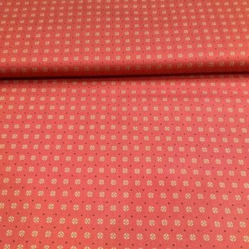 Tela patchwork Kim Diehl Quiet Grace HG916-88, estampado de cuadros granate y topo, algodón 100% Mercería Karmele