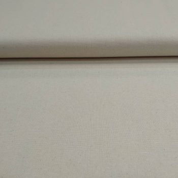 Tela de loneta reciclada color natural crudo Natur 1, tejido eco-responsable de alta resistencia para bolsos, mochilas y manualidades, Mercería Karmele Tolosa