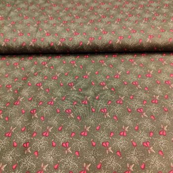 Tela de patchwork Kim Diehl referencia HG151566, estampado de estrellas pequeñas en color verde azulado teal, algodón 100% estilo country