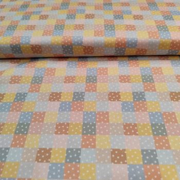 Tela de Piqué Patchwork de algodón con textura clásica para labores de costura