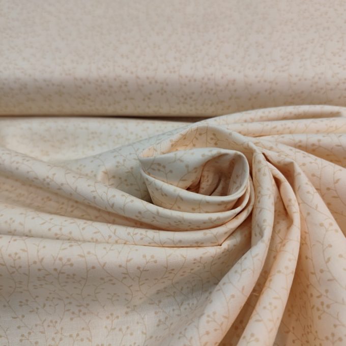 Tela beige Ramilletes