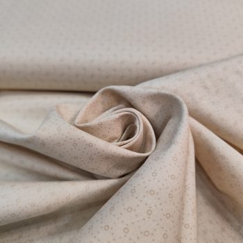 tela beige círculos y puntos