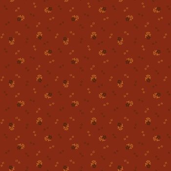 Tela patchwork-little buds red
