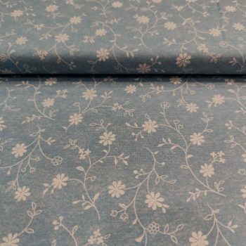 Tela de algodón japonesa color azul cielo con textura para patchwork y costura creativa