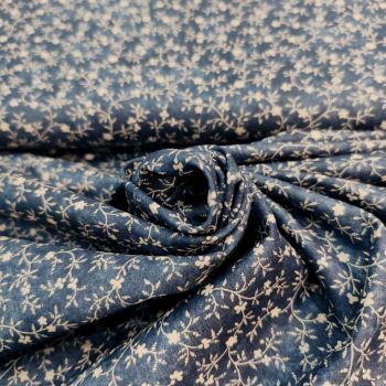 Tela floral azul