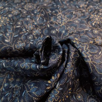 tela estampada azul