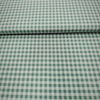 Tela patchwork-vichy verde