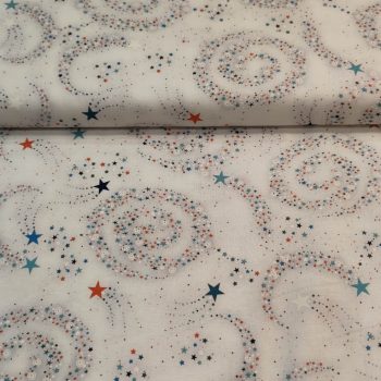 Tela de algodón infantil con estampado de estrellas Milky Way referencia 2114G para patchwork ancho 110cm