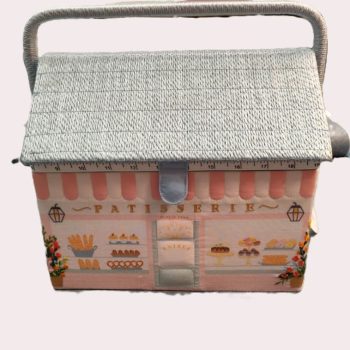 Costurero pasteleria estampado para organizar accesorios de costura y patchwork