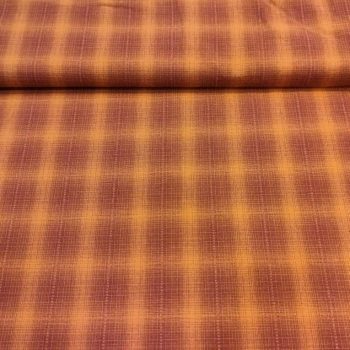 Tela japonesa tramada cuadros teja de algodón para patchwork y costura creativa